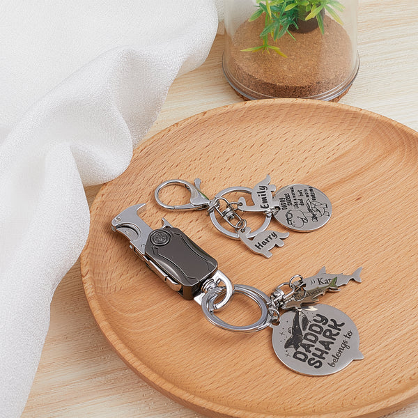 Personalised Engraved Keyring Gift For Dad