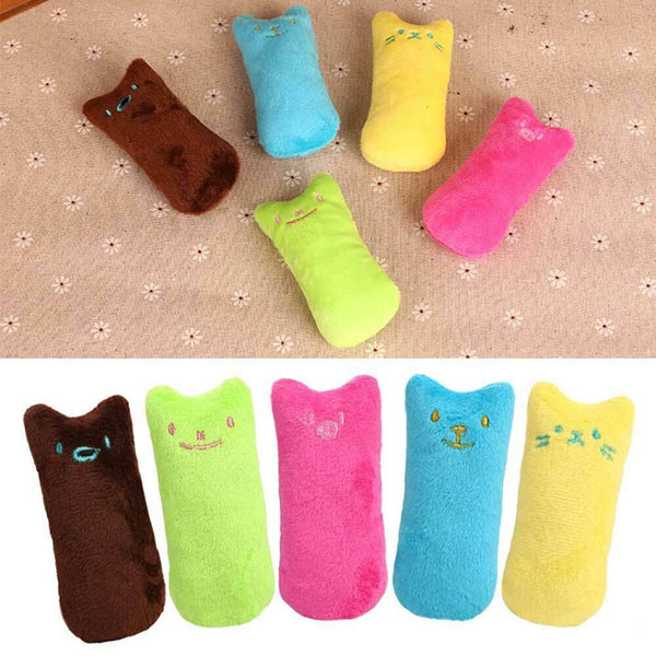Running Frog 5pcs Catnip Pillow Pet Cat Toy Gift Chew Crazy Grinding Teeth Scratch Play Toys